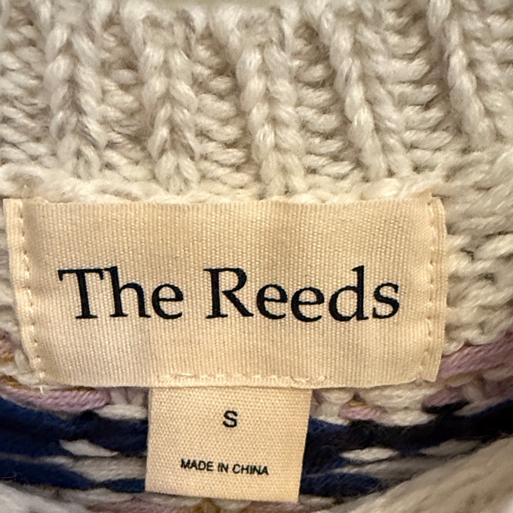 The Reeds Women's Multicolor Patterned Sweater - Size Small View 2